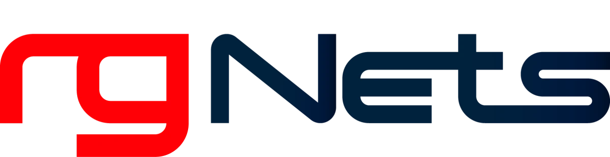 RG Nets wordmark on white