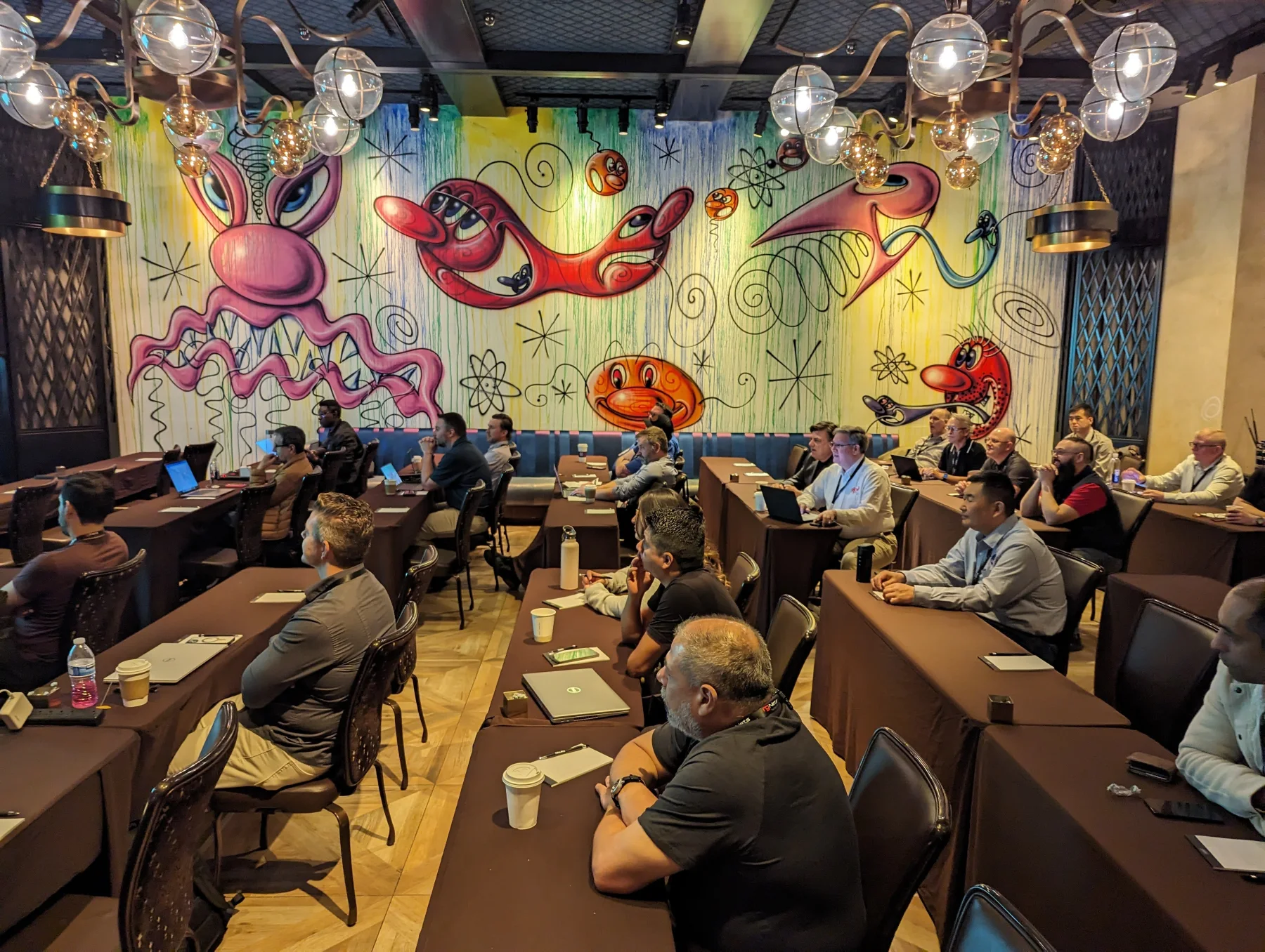 Attendees at training tables
